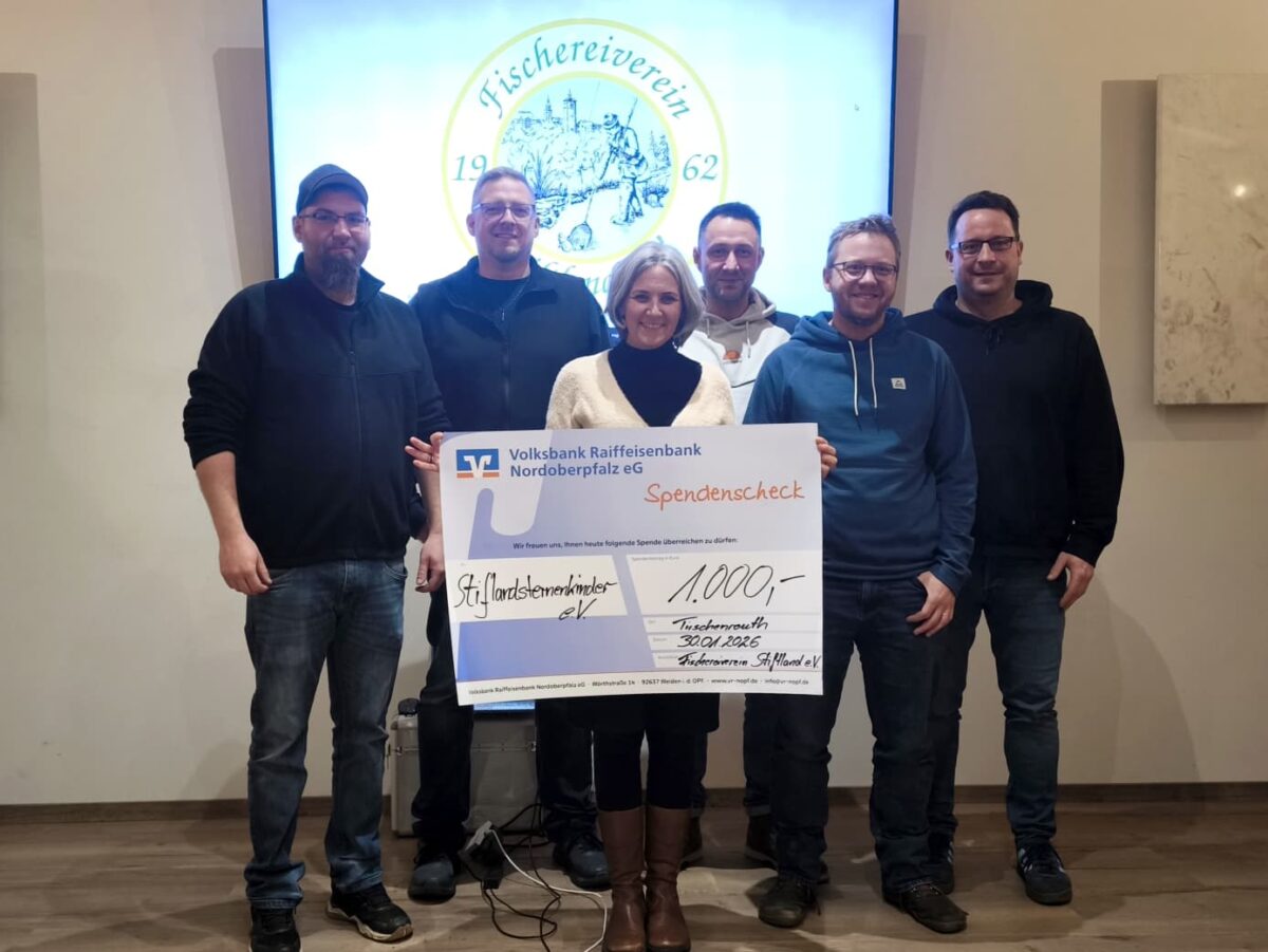 Fischereiverein Stiftland spendet an Stiftlandsternenkinder