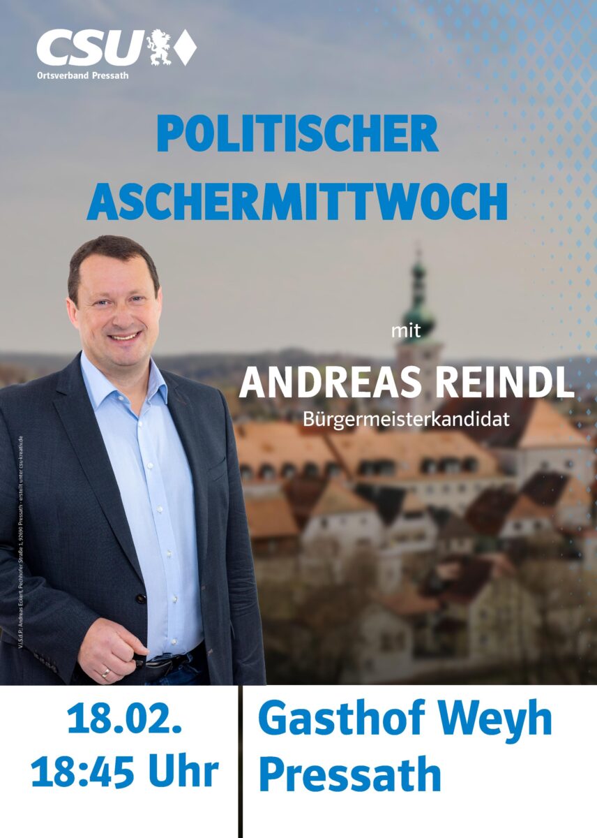 Politischer Aschermittwoch der CSU Pressath