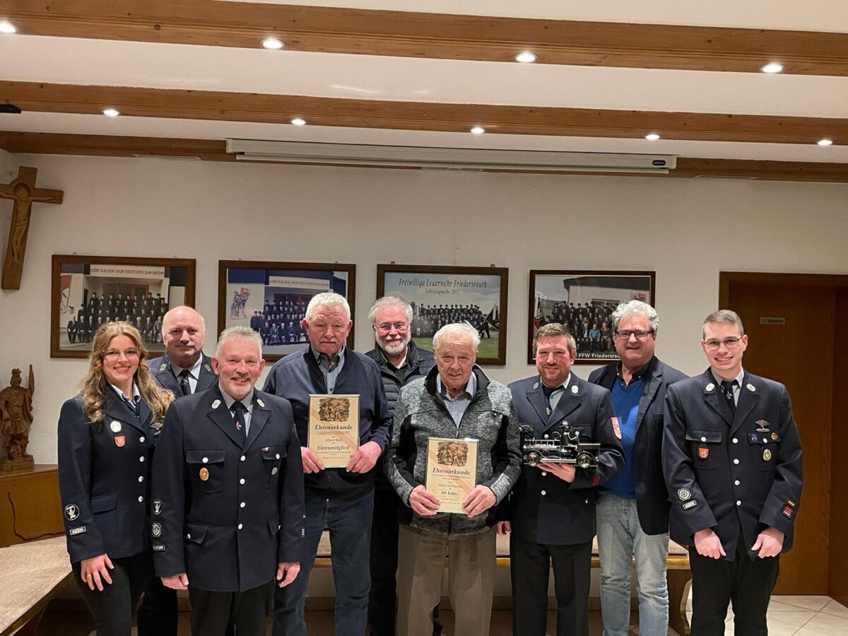 Hauptversammlung bestätigt aktives Jahr in Friedersreuth