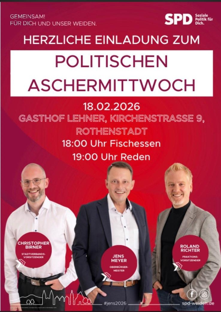 Politischer Aschermittwoch der SPD-Weiden