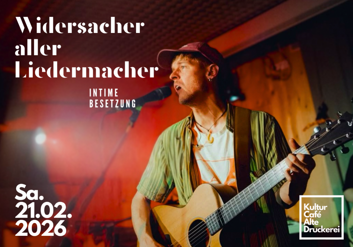 Konzert Widersacher aller Liedermacher *Intime Besetzung in Kemnath