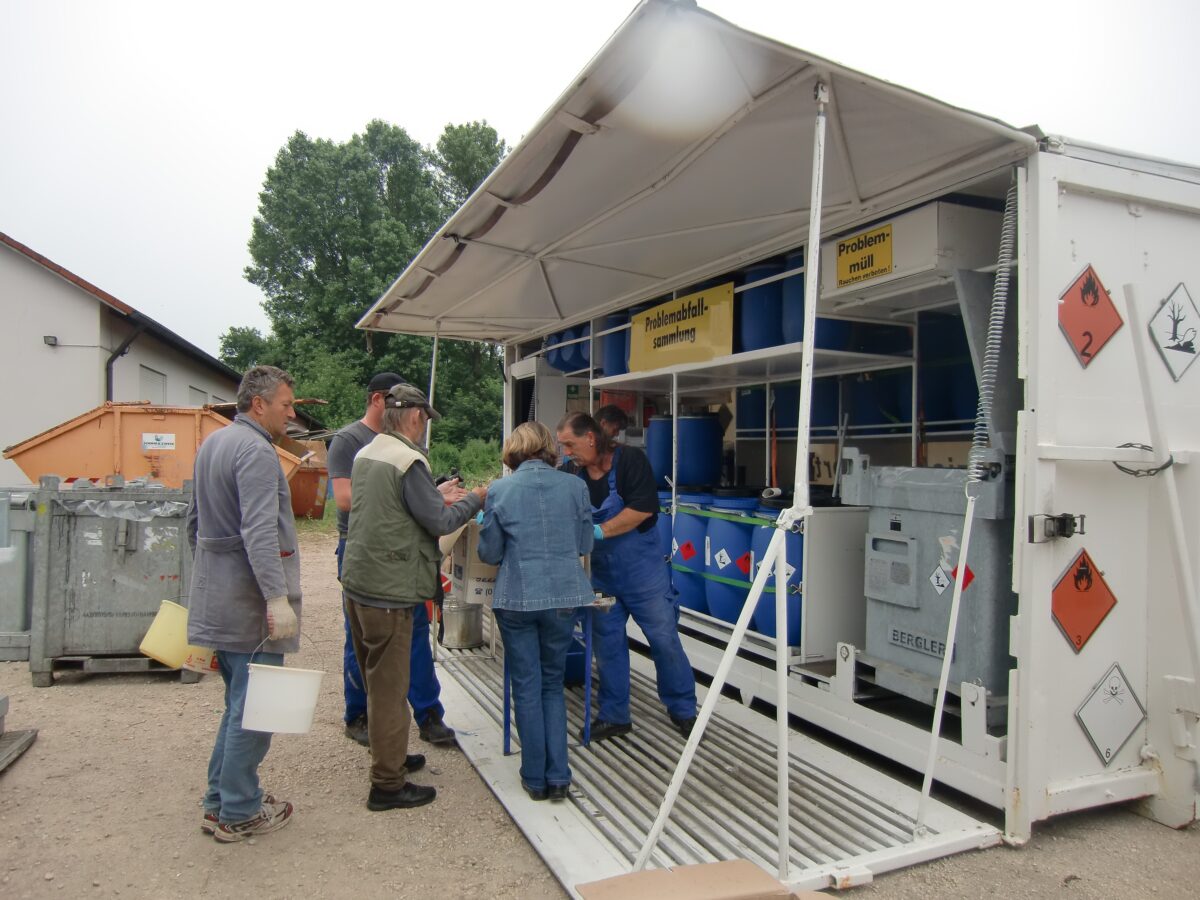 Problemmüllsammlung am 28. Februar in Amberg am Wertstoffhof IG Nord