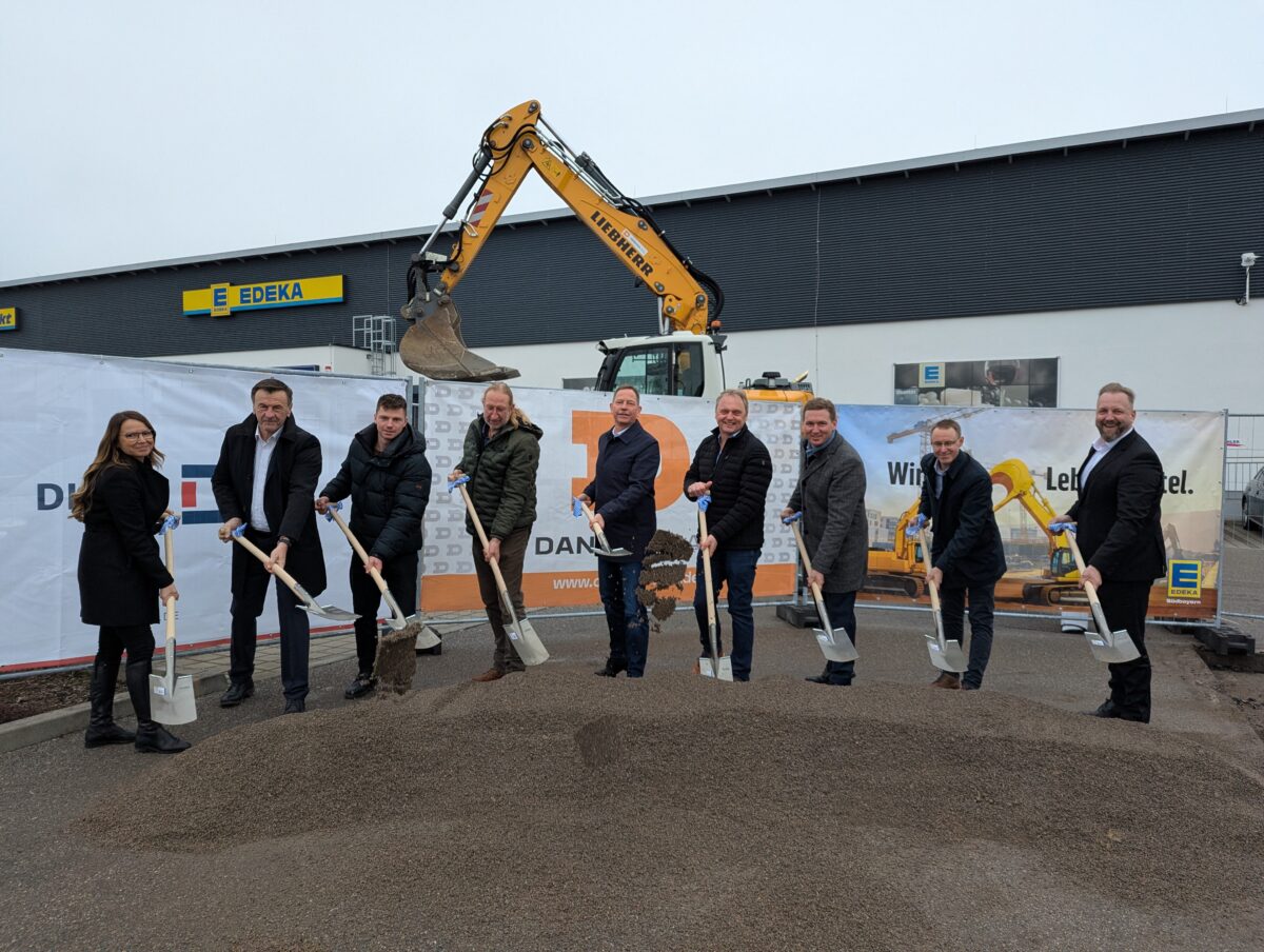 Spatenstich: EDEKA erweitert Standort in Nittenau