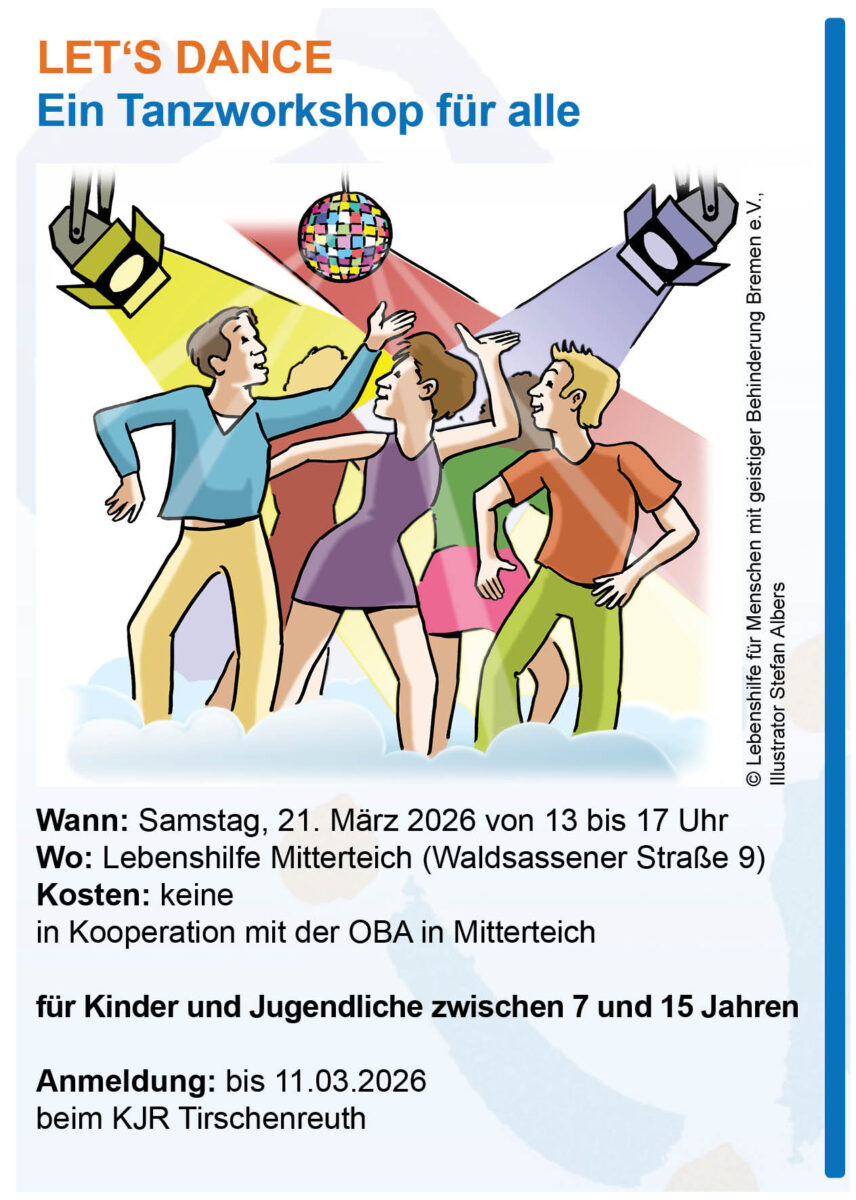 Let's dance - Inklusiver Tanzworkshop der Lebenshilfe Mitterteich