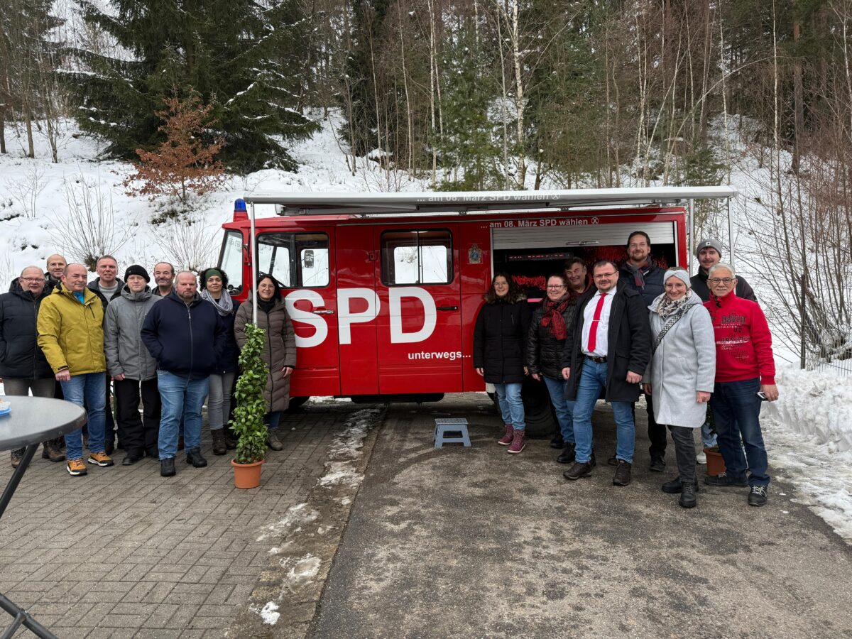 Reger Austausch bei SPD-Tour in Flossenbürg