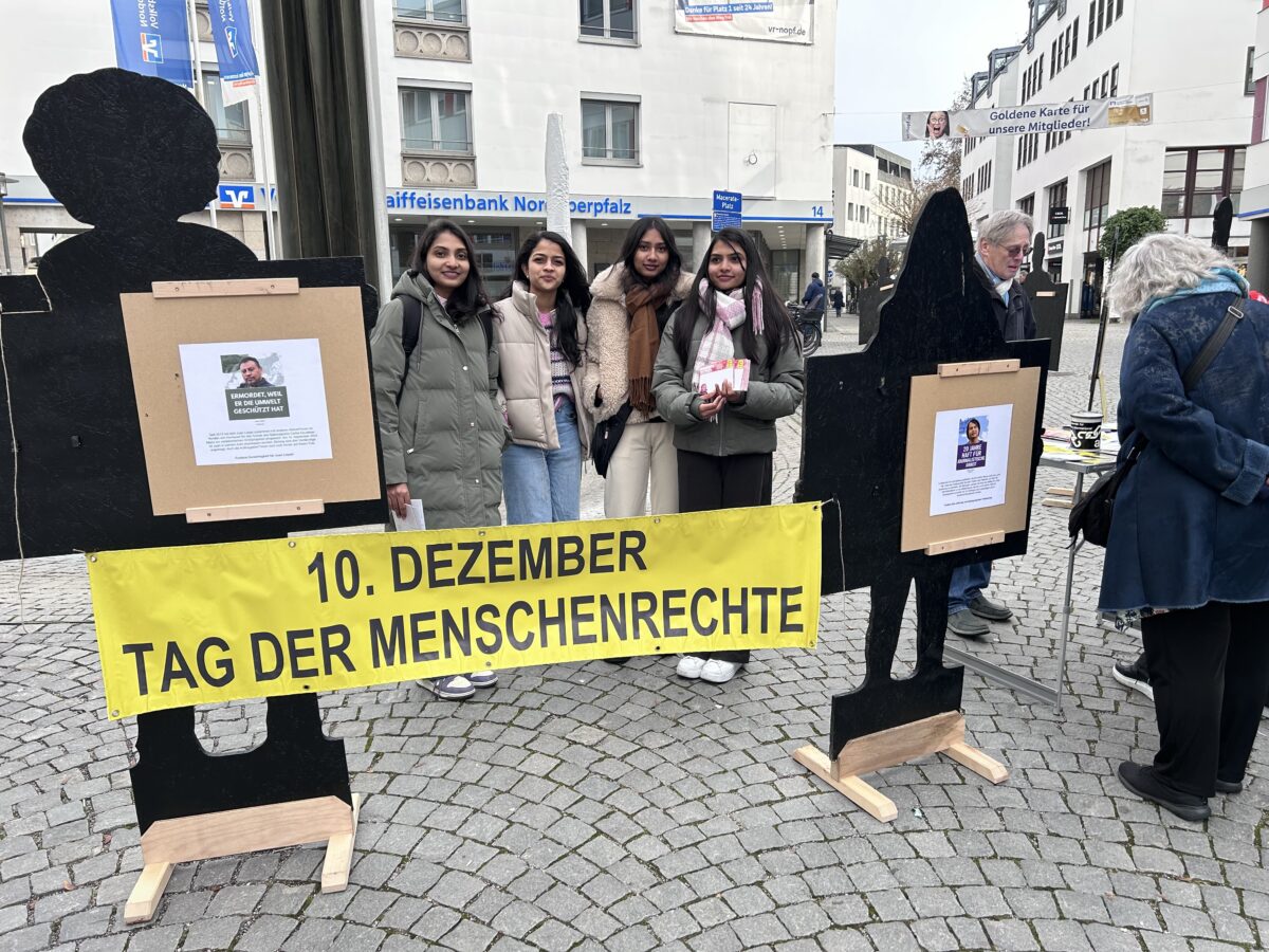 Studentinnen aus Indien stärken Menschenrechte in Weiden