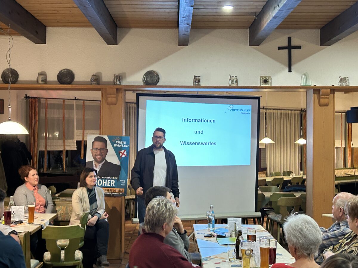 Die FREIEN WÄHLER Amberg-Sulzbach im Wahlkampf