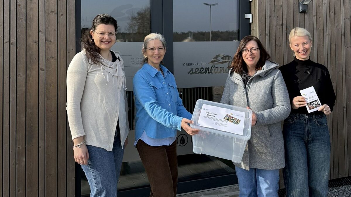 Legosteine für Barrierefreiheit - Oberpfälzer Seenland als Sammelstelle