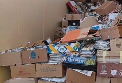 Altpapiersammlung für die Aktion „Für das Leben und die Hoffnung“