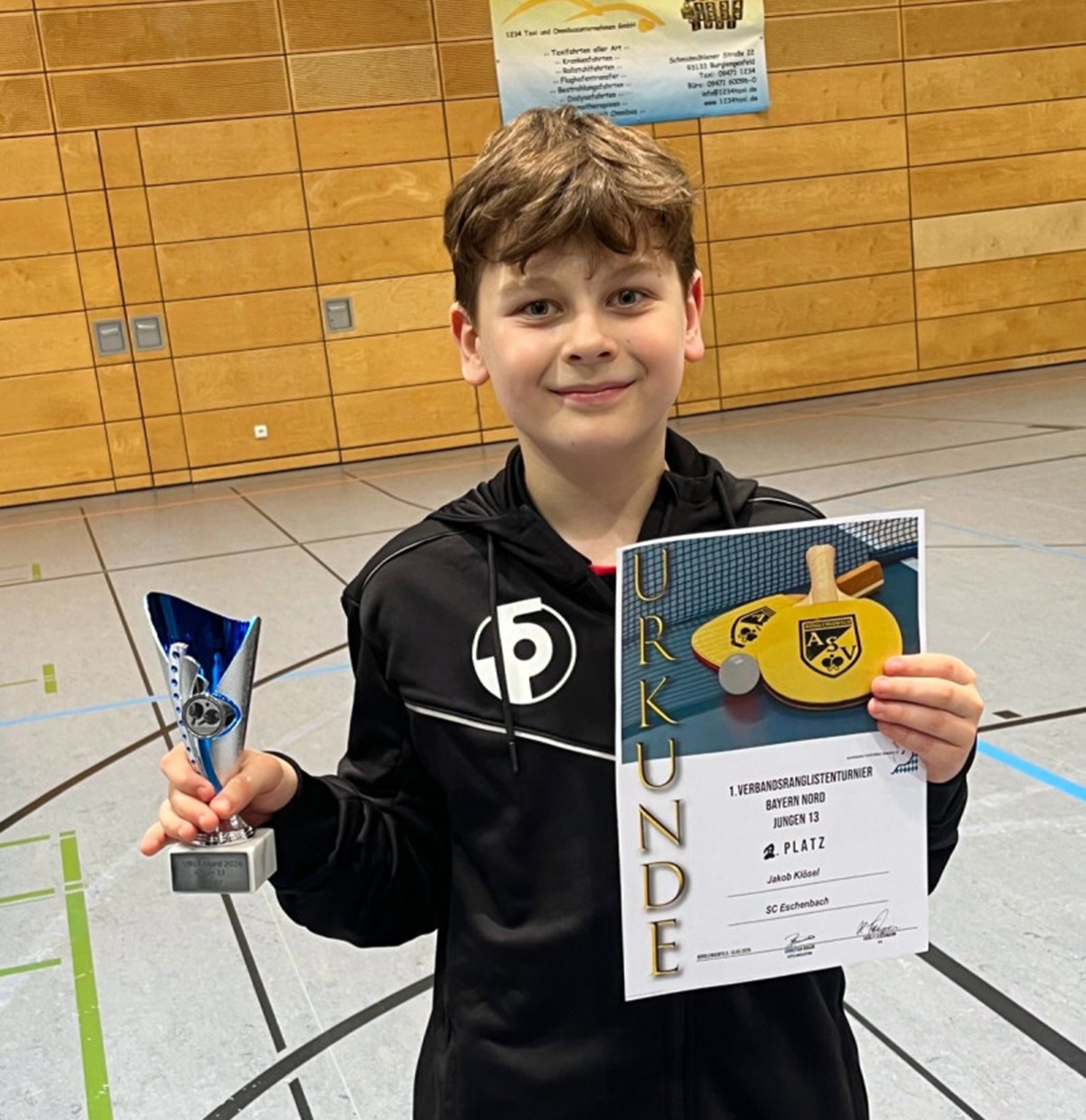 Jakob Klösel fährt zu den Bayerischen TOP 10