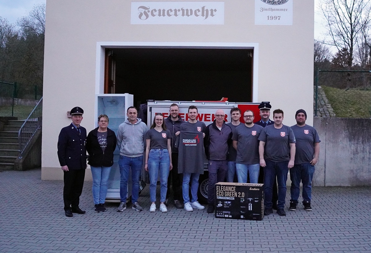 Die Feuerwehr Zintlhammer freut sich über einige Spenden