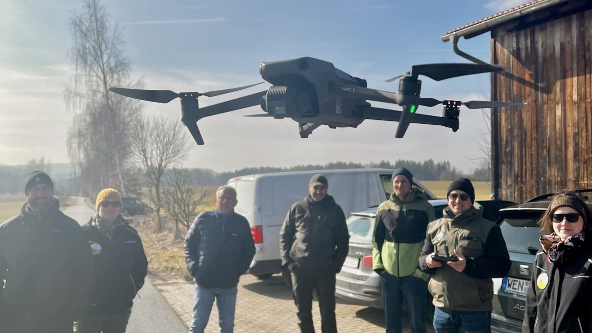 Übungen zur Rehkitzrettung starten in Püchersreuth