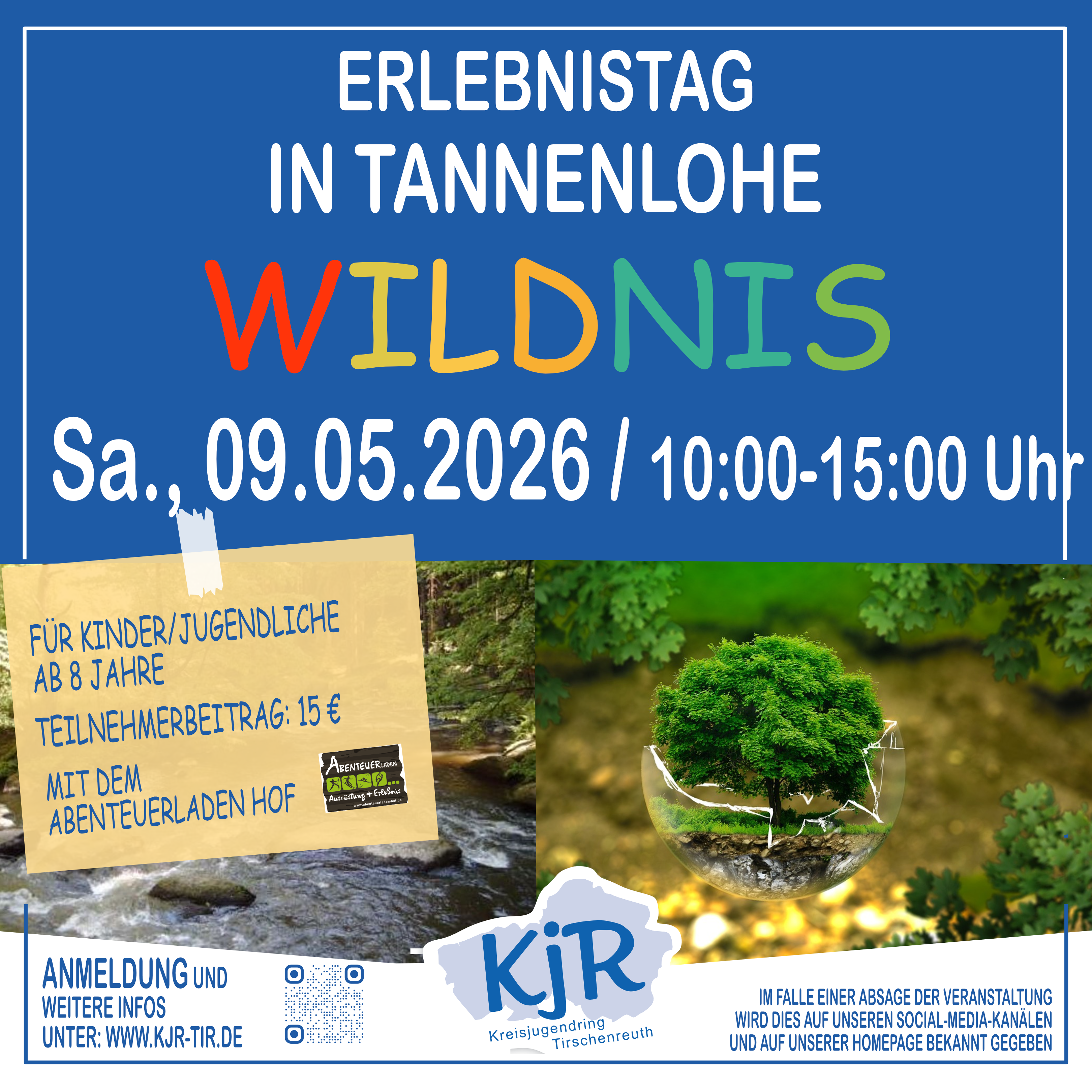 Erlebnistag "Wildnis" mit dem Abenteuerladen Hof