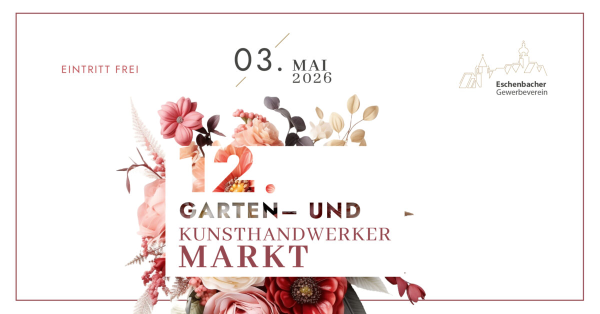 12. Garten- und Kunsthandwerkermarkt