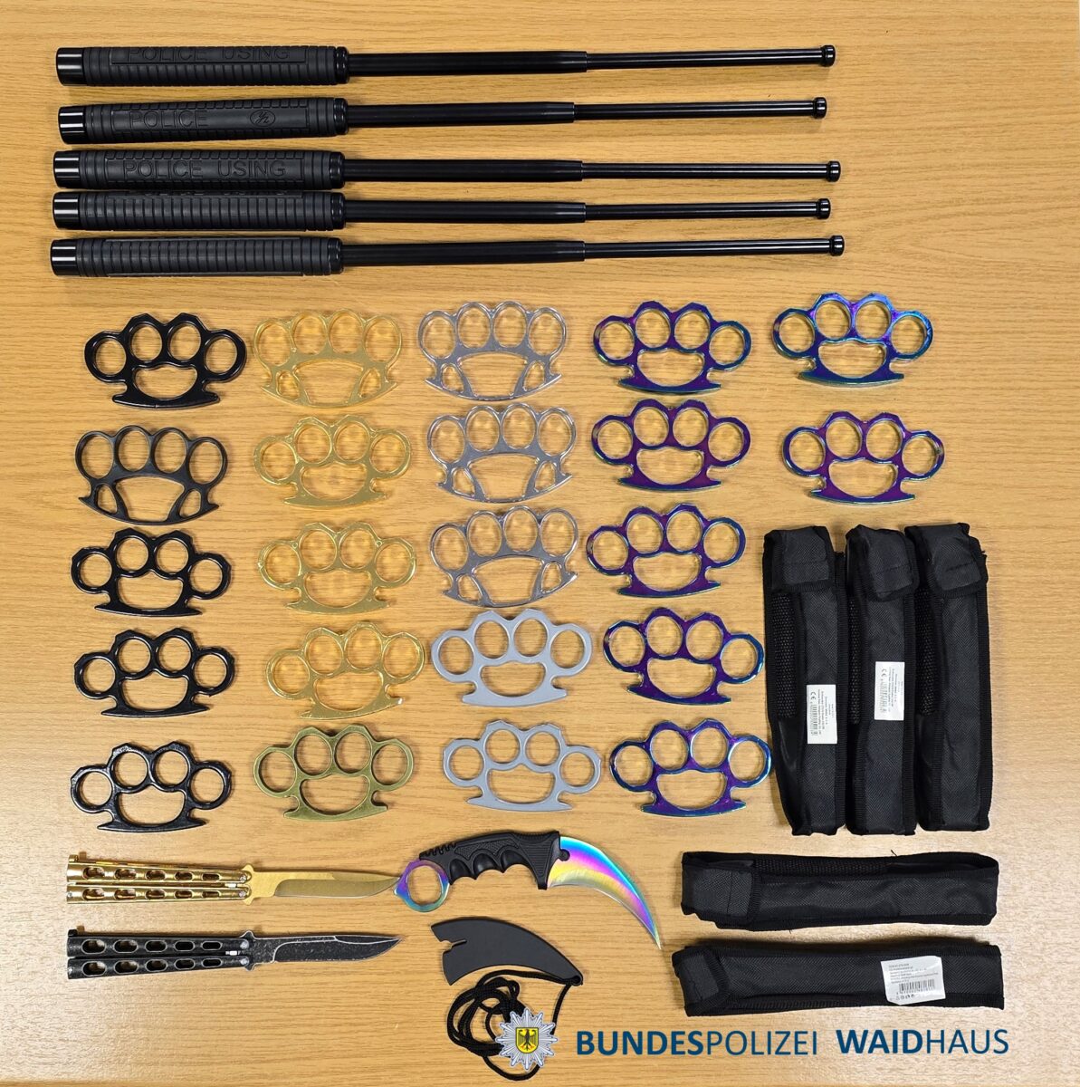 Grenzkontrolle in Waldsassen deckt Waffenarsenal auf