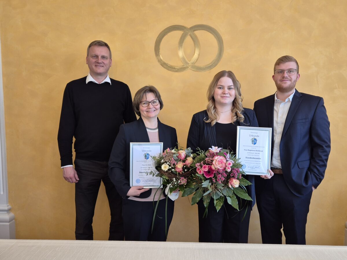 Neue Standesbeamtinnen in Maxhütte-Haidhof