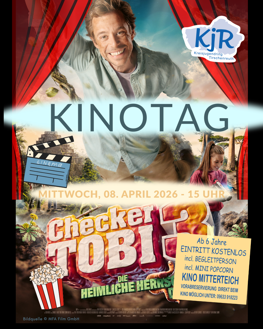 Kinotag des Kreisjugendrings TIR in den Angerlichtespielen Mitterteich