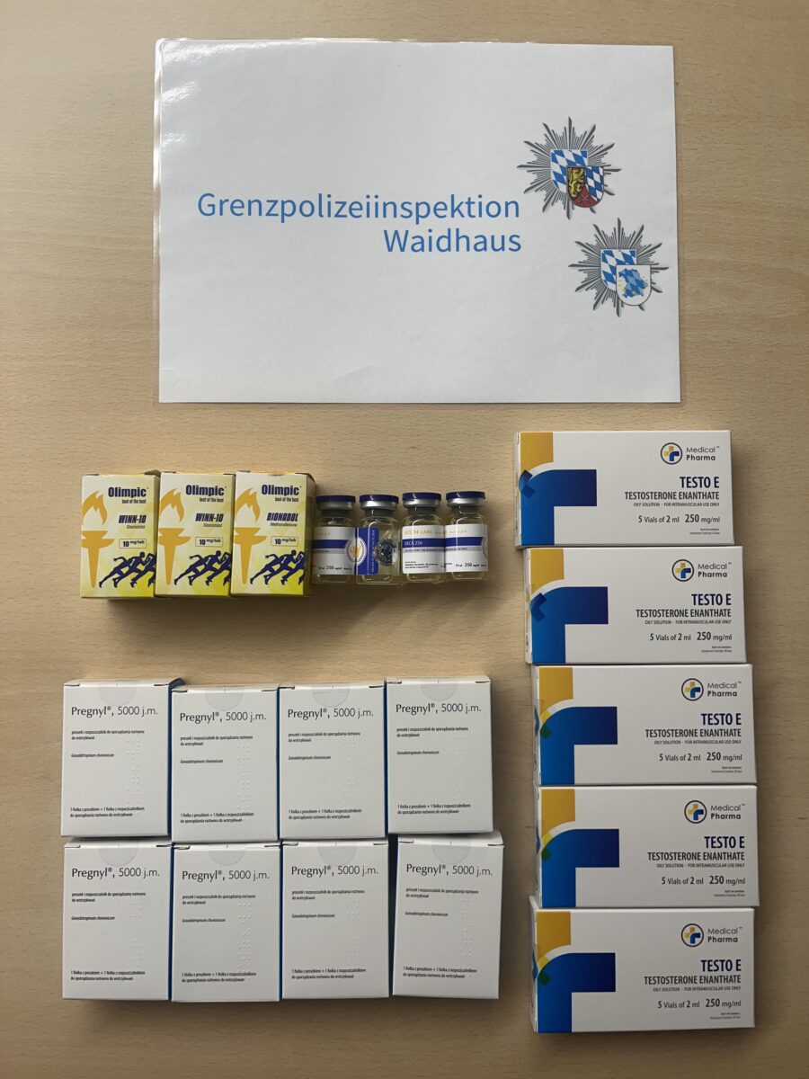 Schleierfahnder sichern Dopingmittel auf Autobahn A6 bei Wernberg-Köblitz