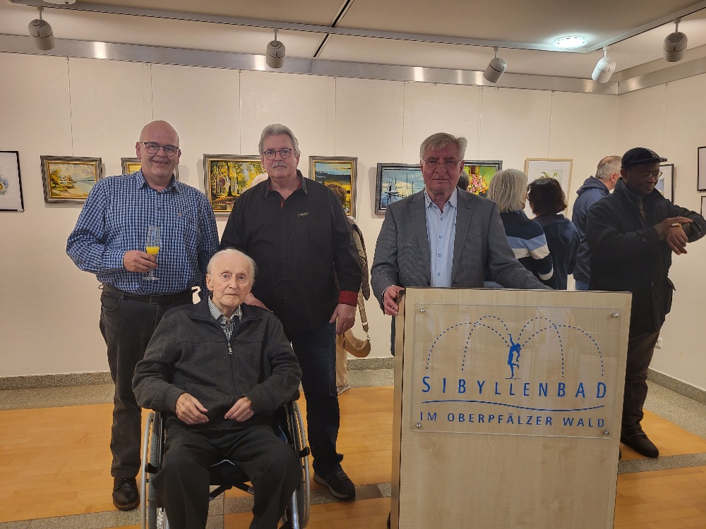 Vernissage zeigt Bilder von Kurt Richter in Bad Neualbenreuth