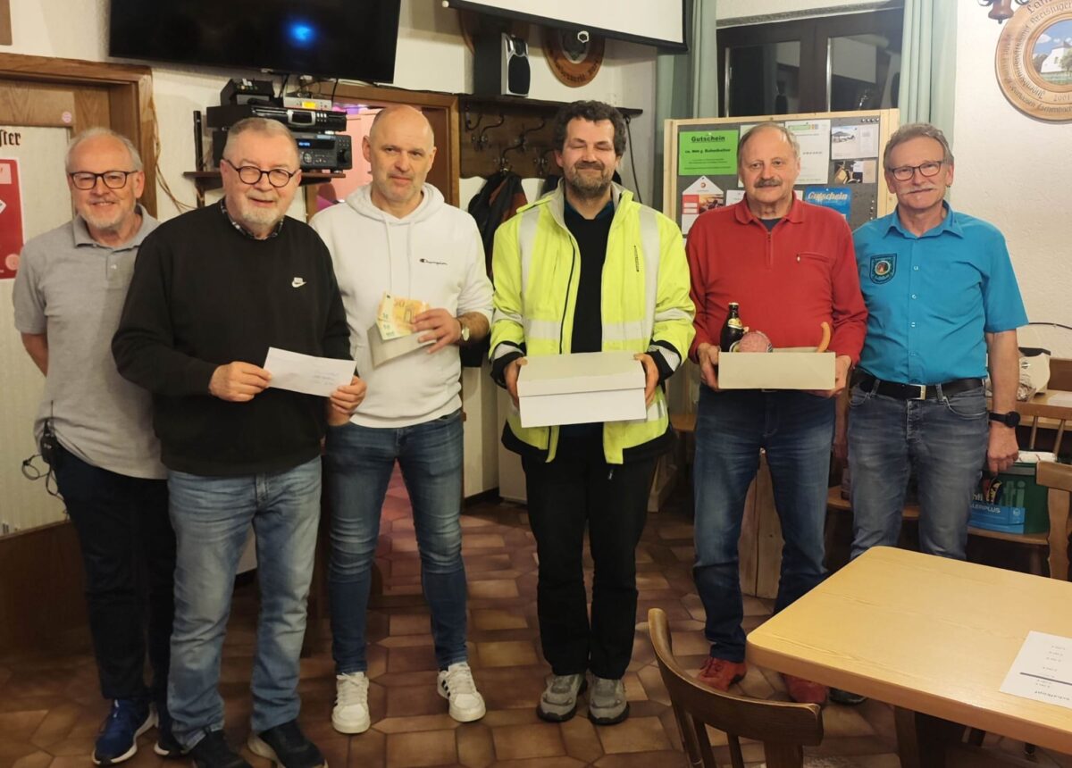 200 Euro für Lokalmatador Hubert Pühler