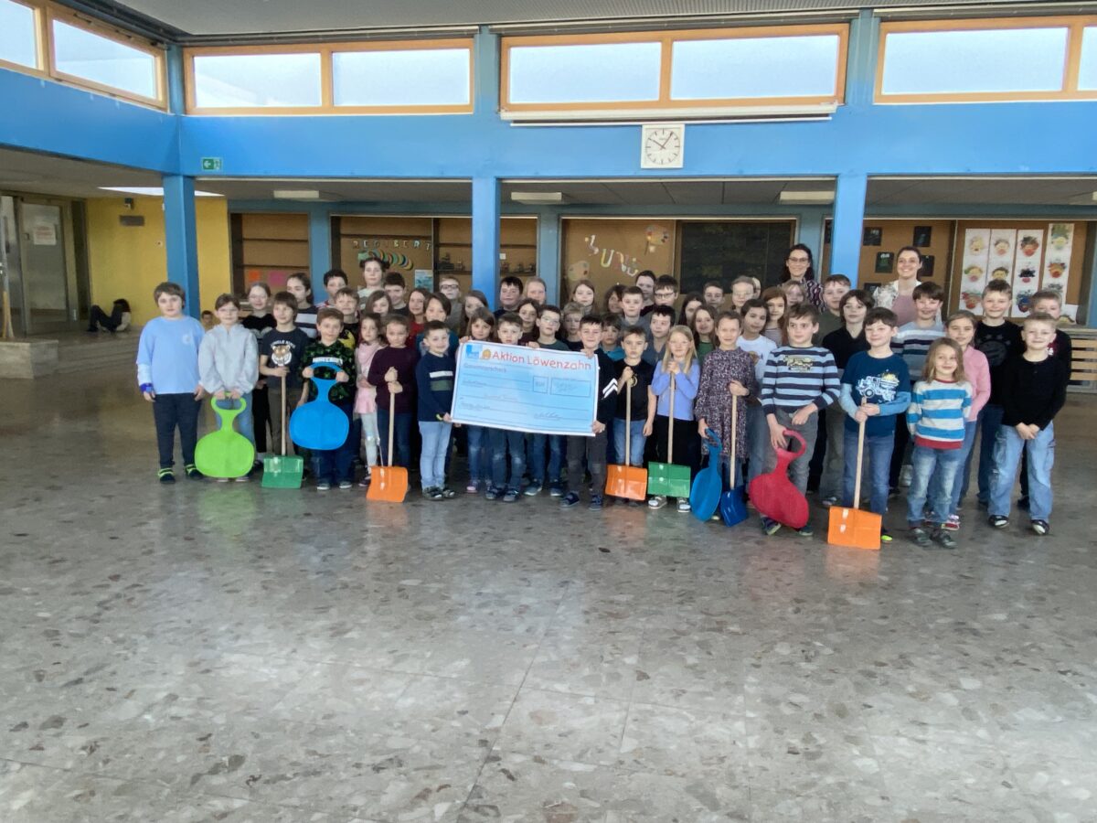 Aktion Löwenzahn - Silbermedaille für die Grundschule Tännesberg