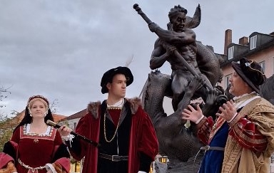 Historische Erlebnisführung mit Pfalzgrafen und Prinzessin Mary in Burglengenfeld