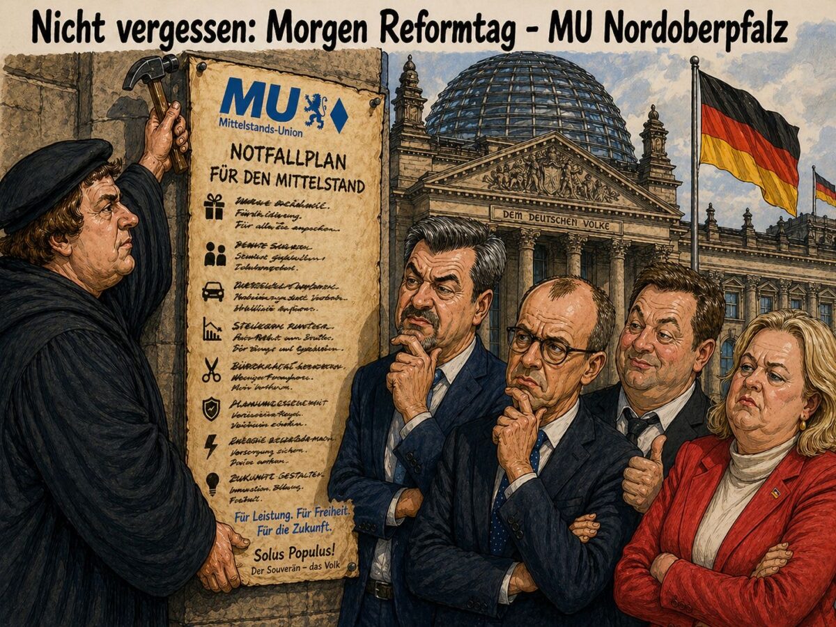 Mittelstandsunion schaut gespannt auf den "Reformtag" der Bundesregierung