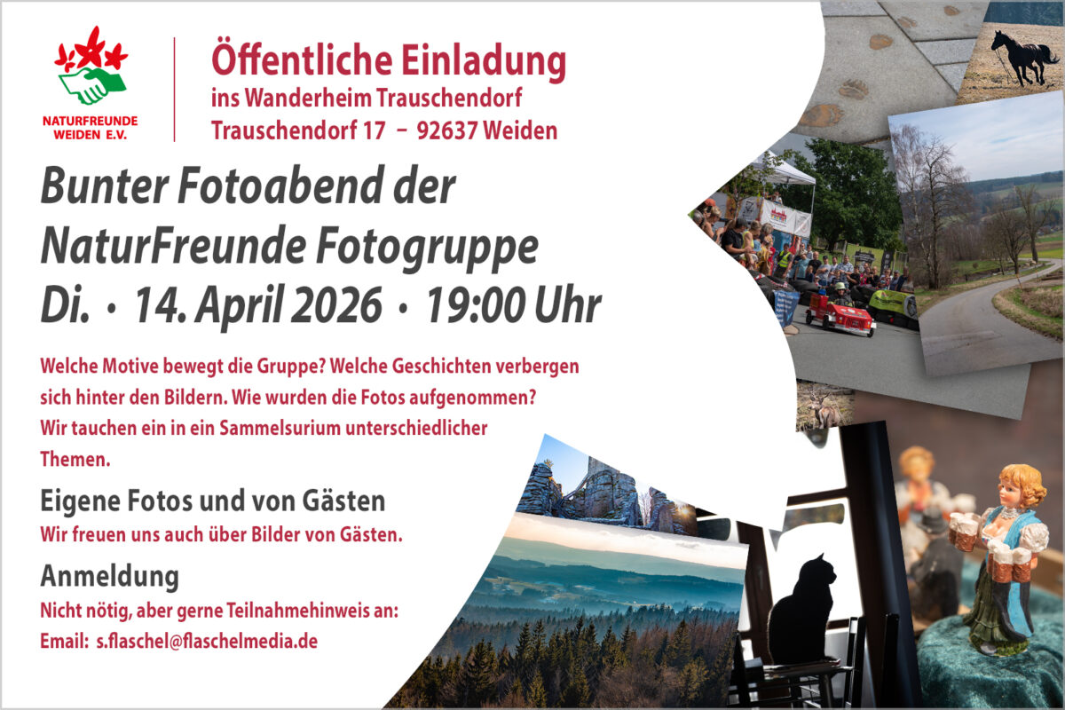 Bunter Fototabend der Fotogruppe der Naturfreunde
