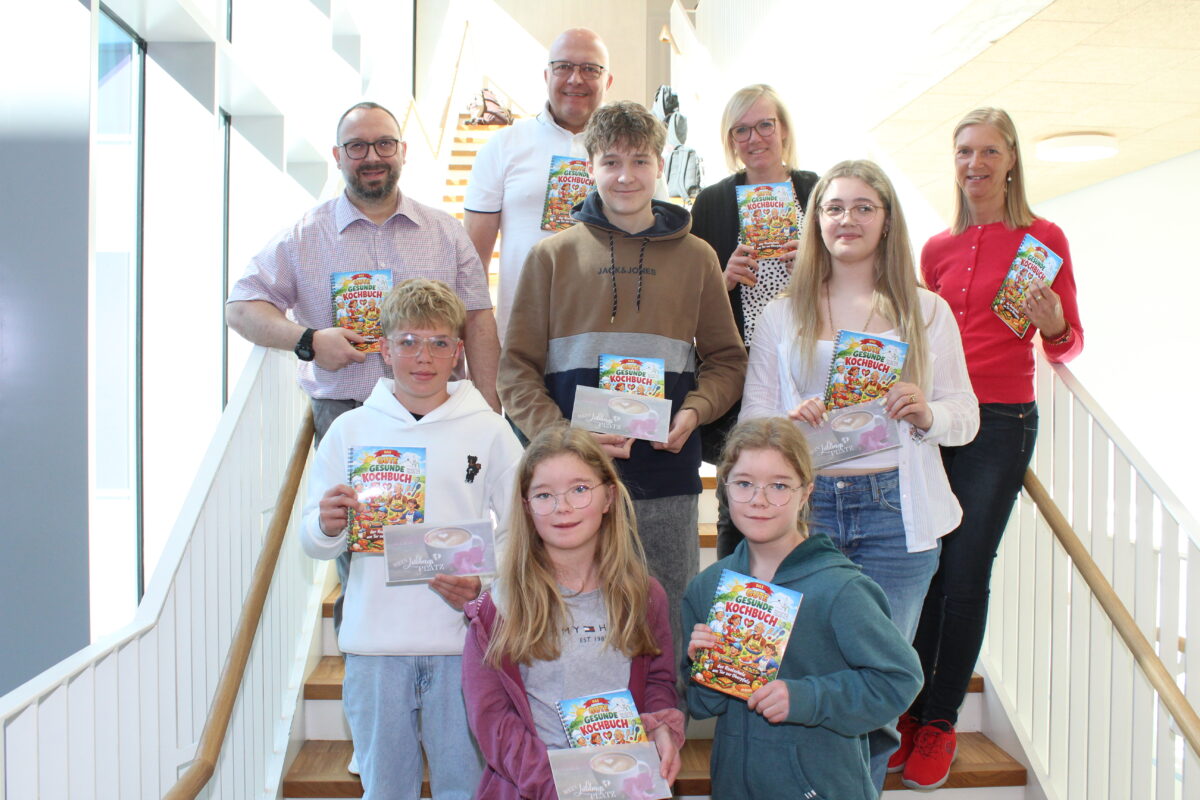 Schulfamilie der Realschule Kemnath prämiert gesunde Rezepte
