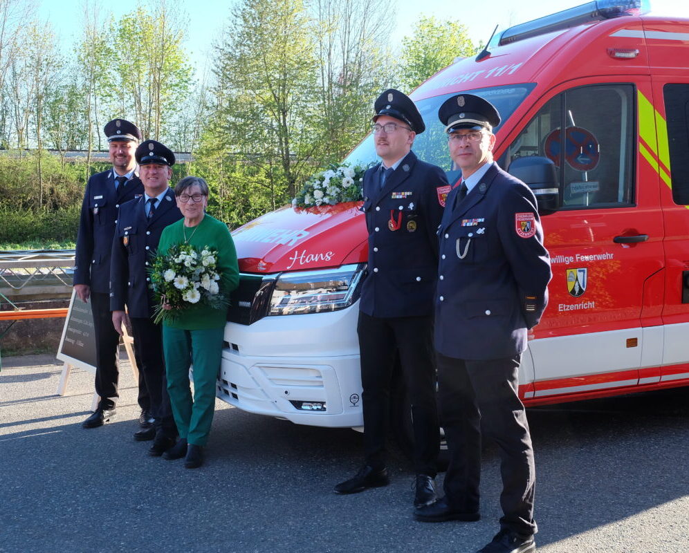 „Hans“ – das neue Mehrzweckfahrzeug der Etzenrichter Feuerwehr