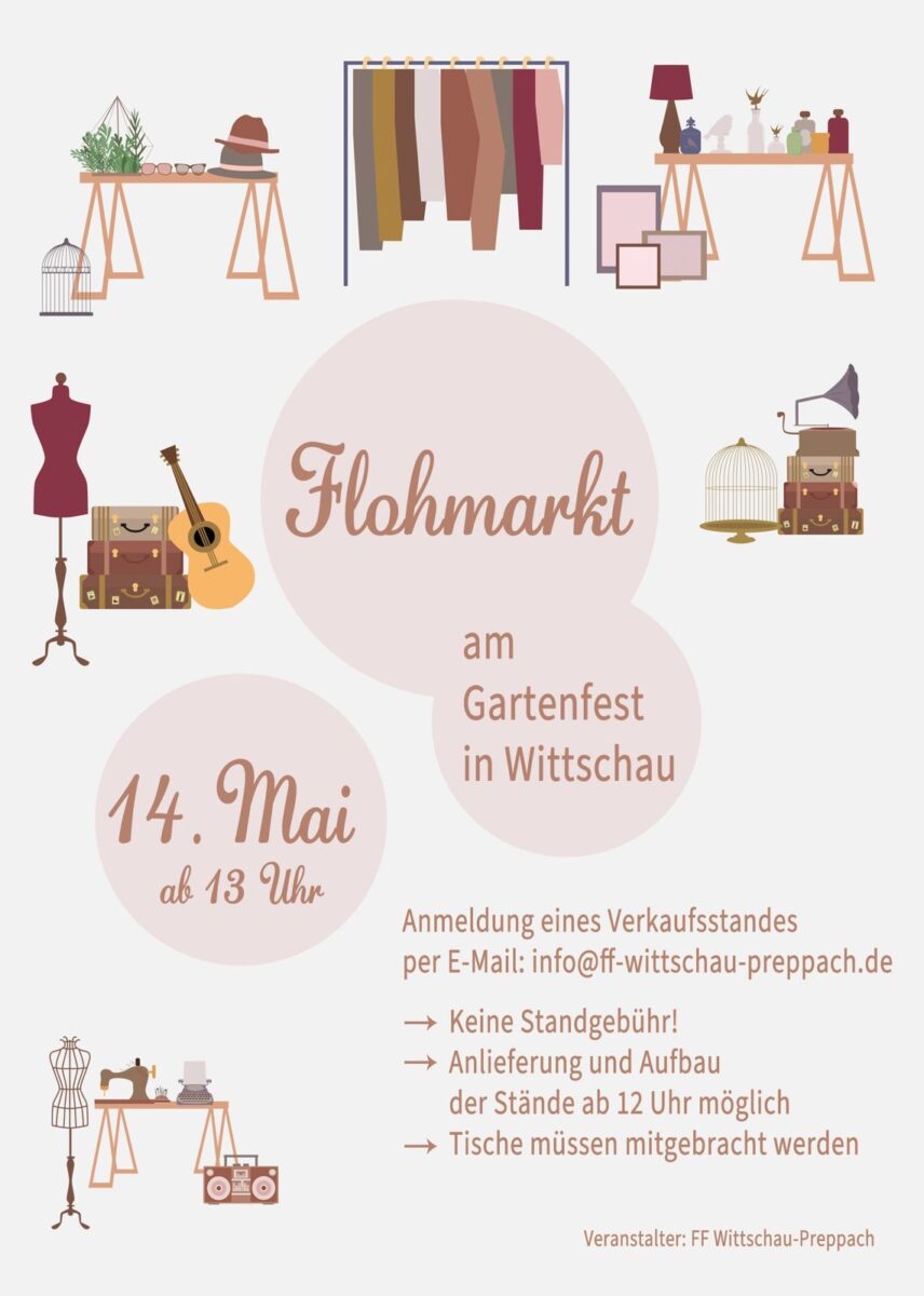 Flohmarkt am Gartenfest