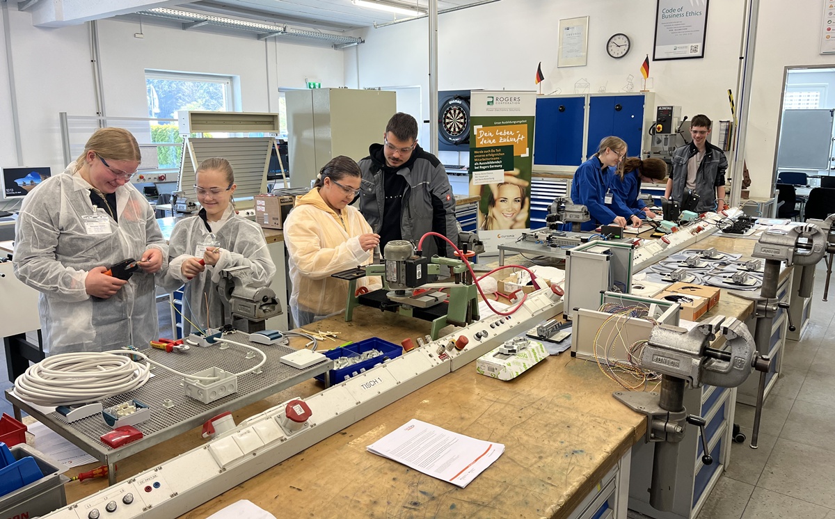 Technik hautnah erleben: Girls’Day bei Rogers Germany begeistert Schülerinnen