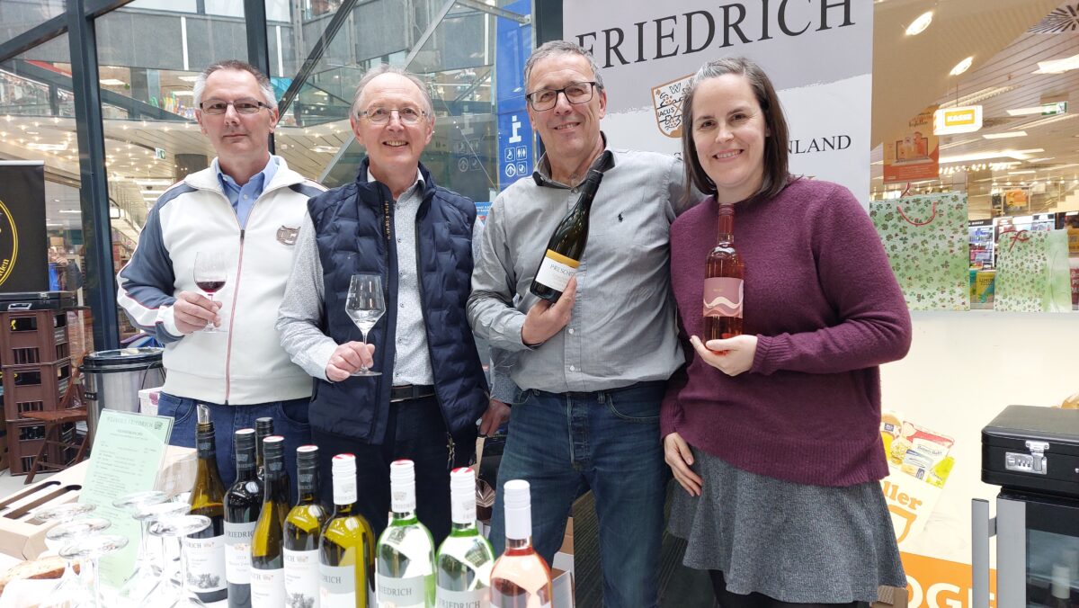 Wein-Quartett bringt burgenländischen Jahrgang ins City-Center