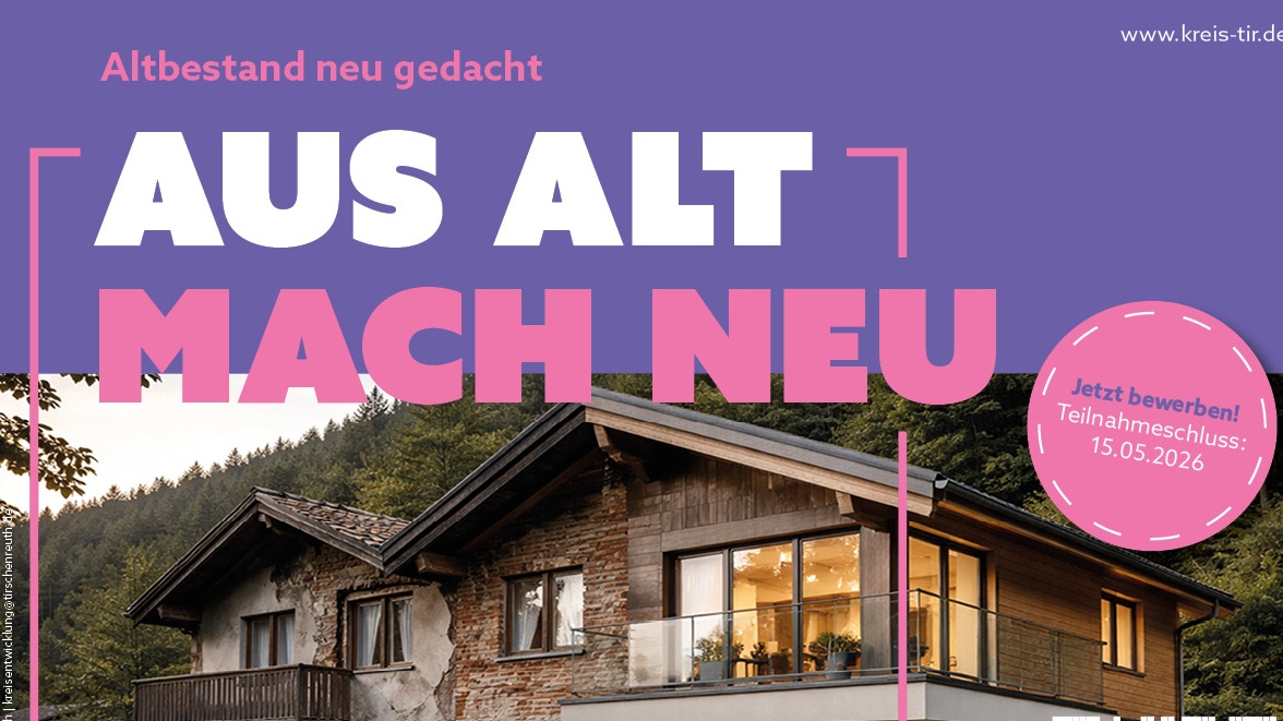 "Altbestand neu gedacht" – eine tolle Chance für Hausbesitzer