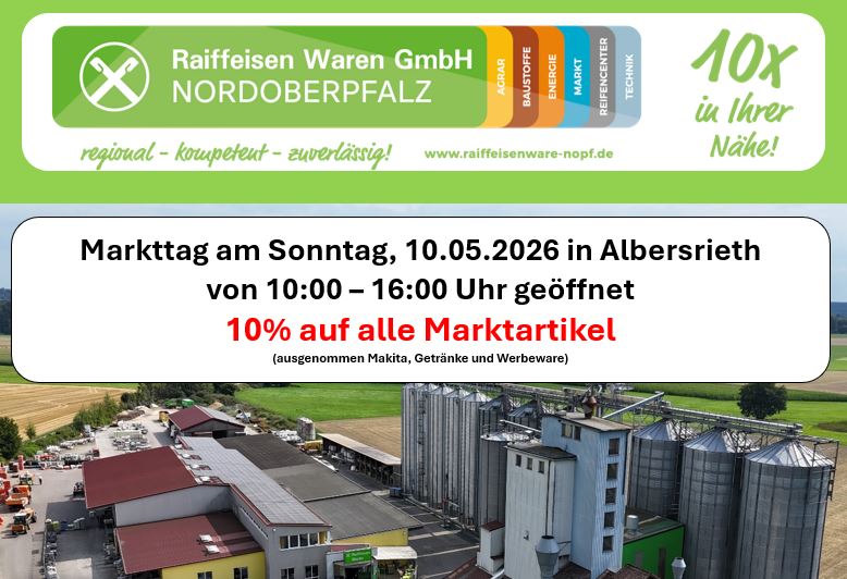 Raiffeisen-Markttag in Albersrieth