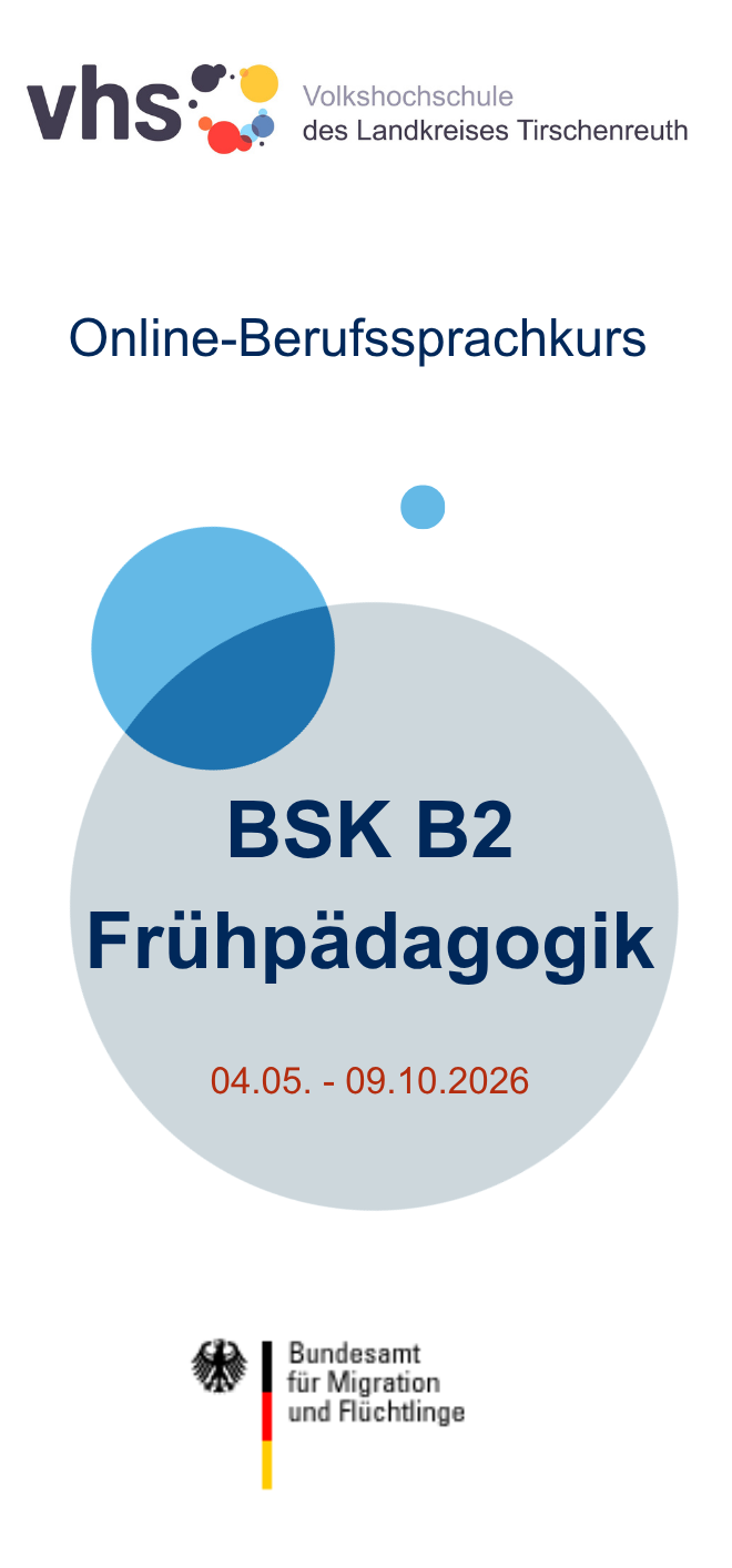 Online-Berufssprachkurs B2 Frühpädagogik