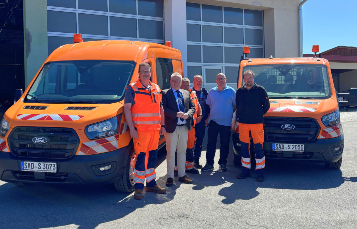 Bauhof in Schwandorf erhält zwei neue Fahrzeuge