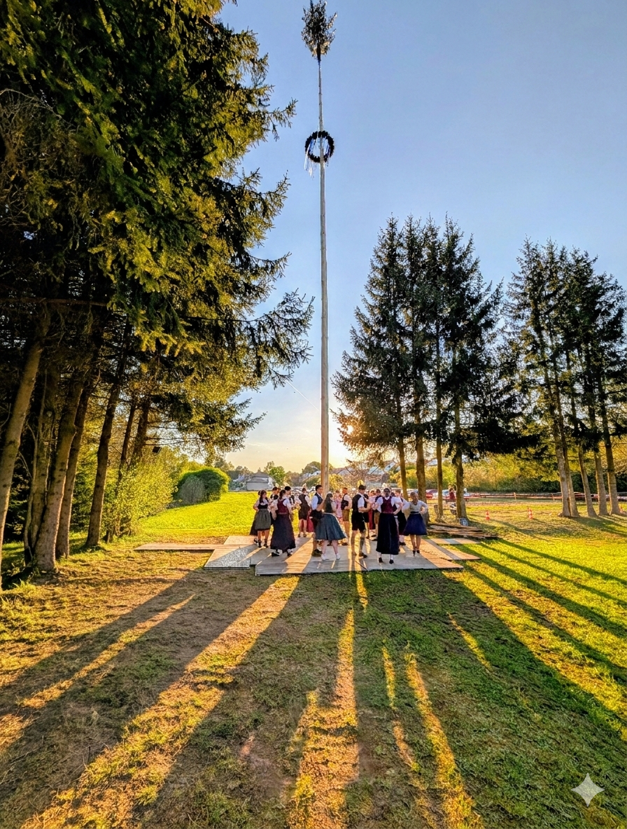 Burschenverein feiert Maibaumfest in Pressath an drei Tagen