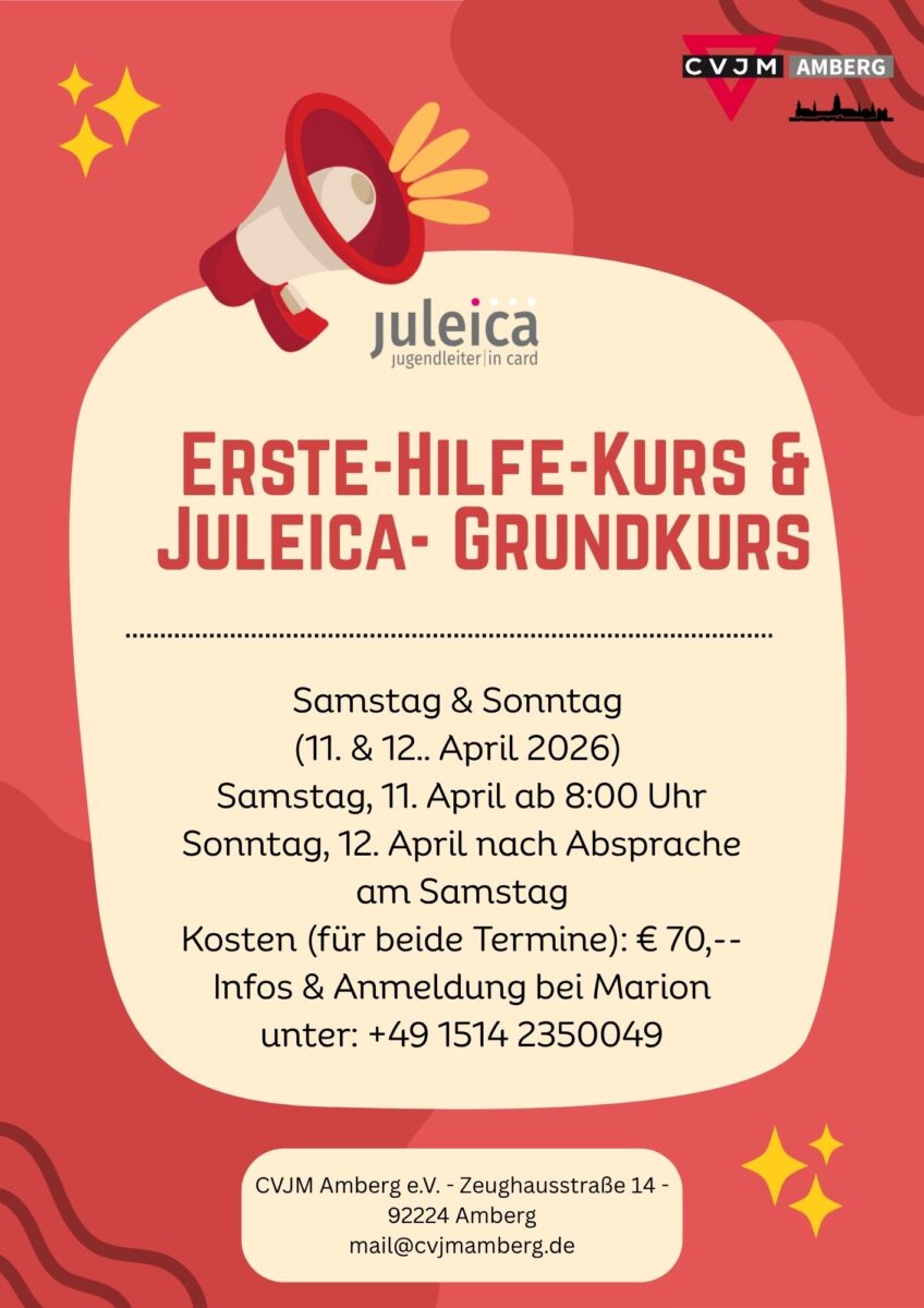 CVJM bietet Erste-Hilfe-Kurs und Juleica-Schulung in Amberg