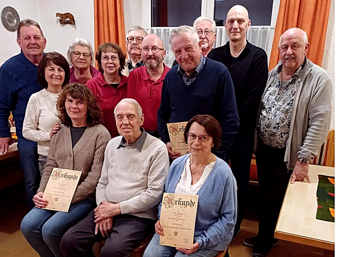 Ehrungen und Neuwahlen prägen Jahreshauptversammlung in Weiden