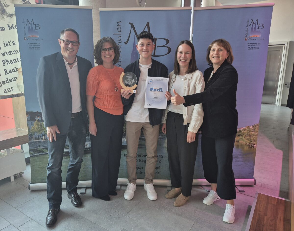 Fabian Kaiser für sein außergewöhnliches Engagement mit dem MaxEL ausgezeichnet