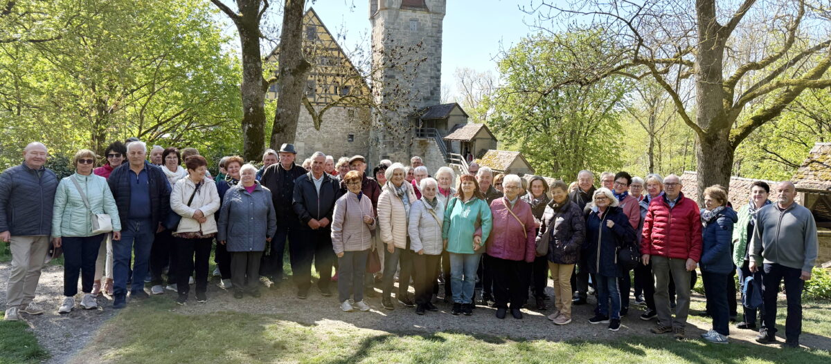 Gesellschaft Frohsinn mit musikalischer Stadtführung in Rothenburg
