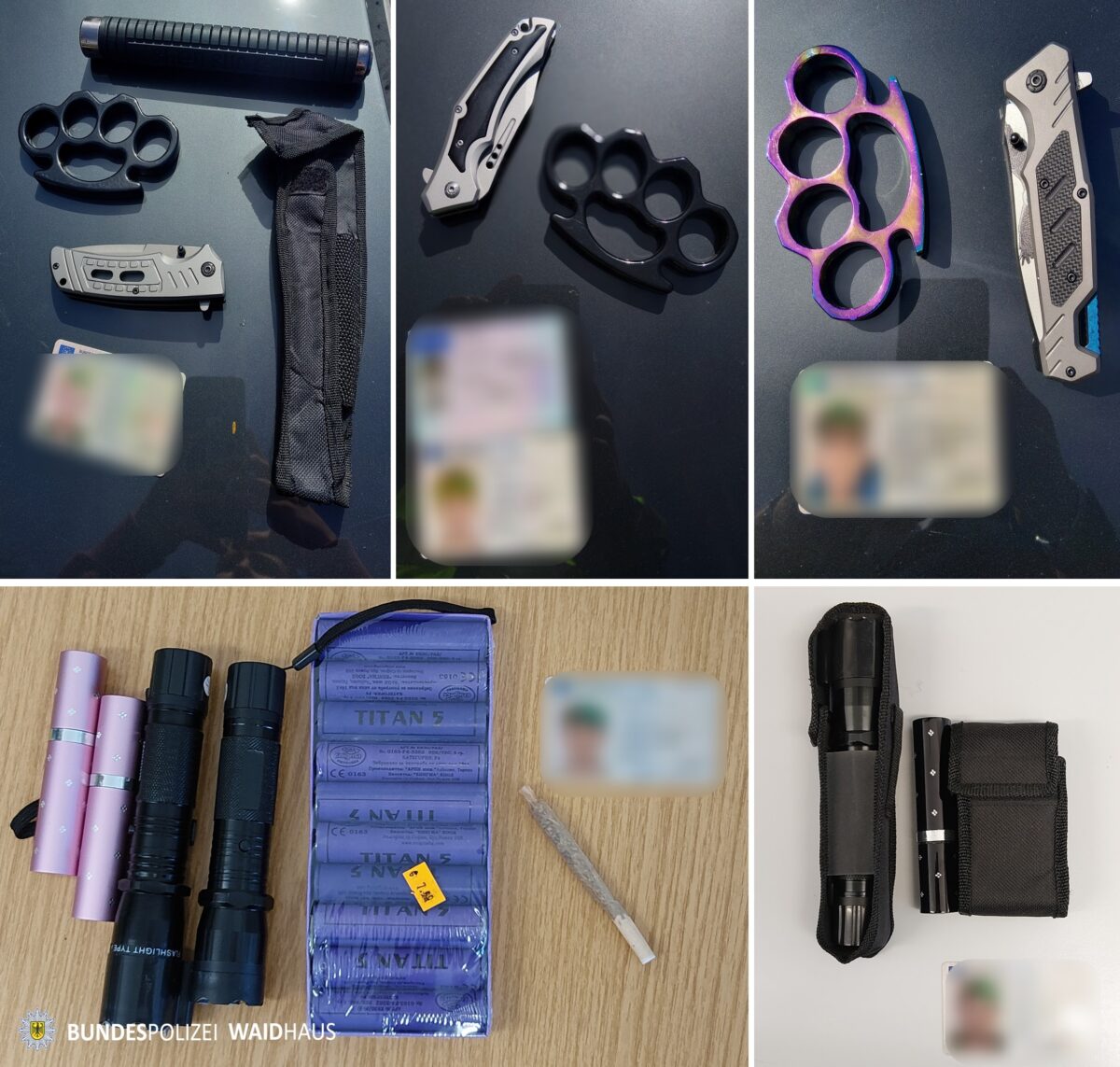 Grenzkontrollen in Waidhaus sichern 14 verbotene Waffen