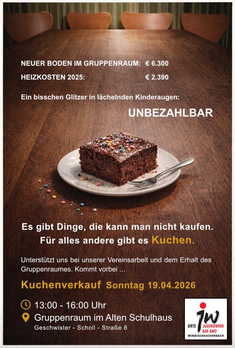 Kuchenverkauf für den guten Zweck in Windischeschenbach