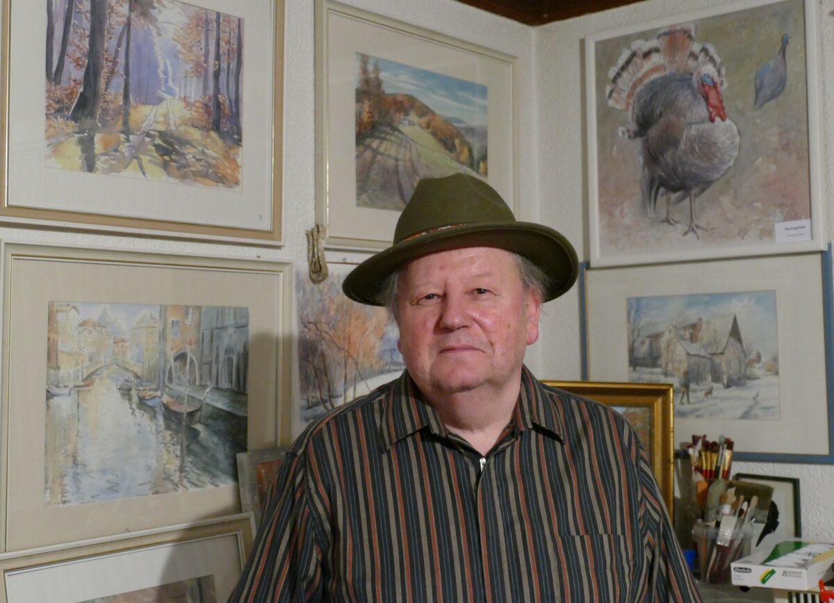 Kunstmaler und Chorleiter Reinhold Schultes wird 80