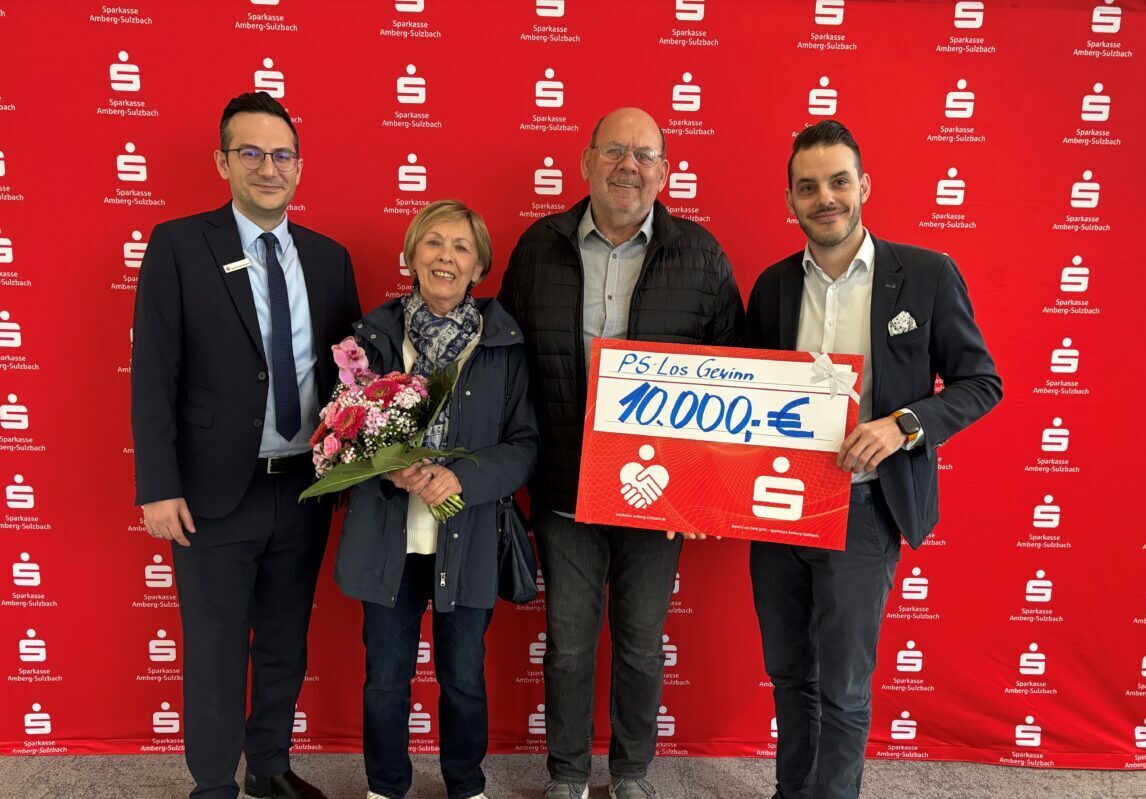 PS-Sparerin gewinnt 10.000 Euro in Amberg