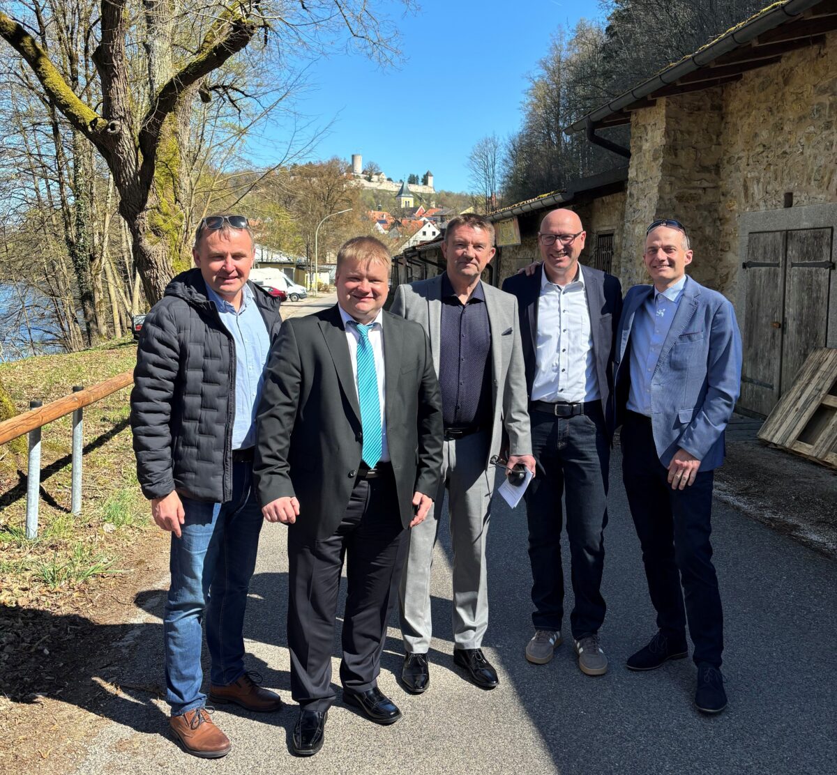 Radotín-Delegation verabschiedet Bürgermeister Gesche in Burglengenfeld