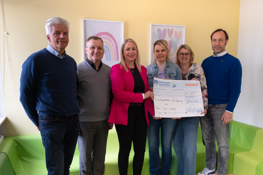 Rotary spendet 4000 € für St.-Georg-Kitas in Amberg