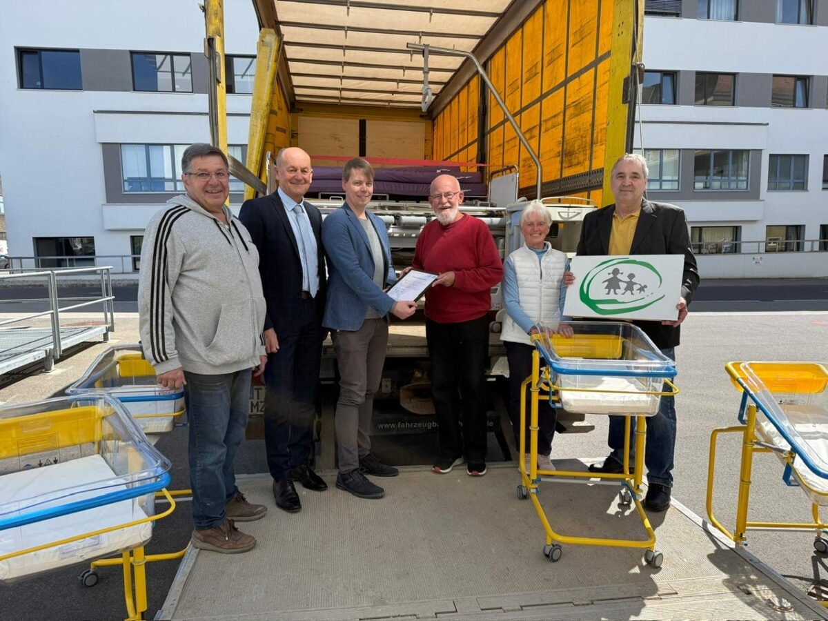 Spenden aus Weiden bringen Krankenhausbetten und Matratzen in die Ukraine