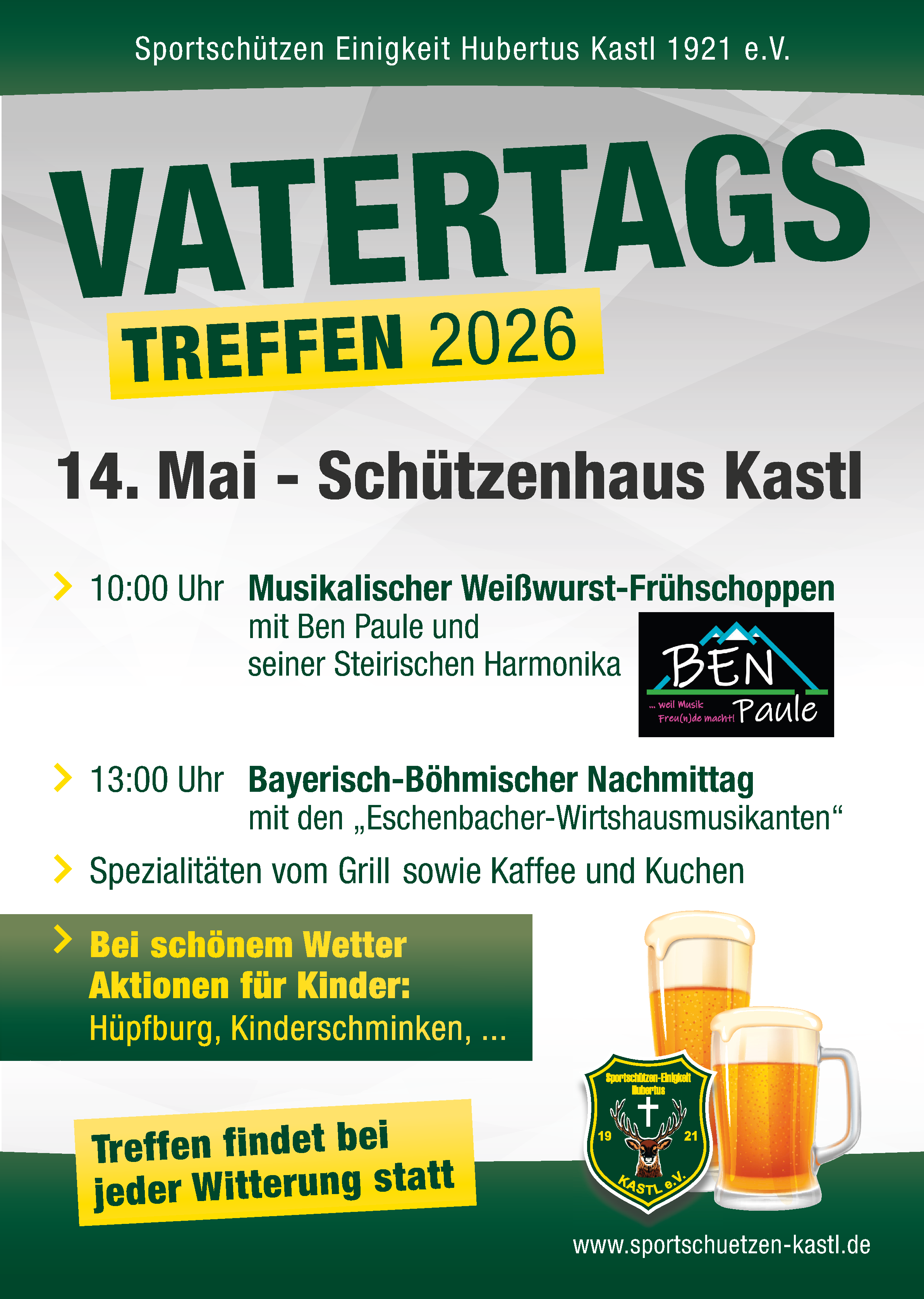 Vatertagstreffen für die ganze Familie